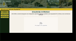 Desktop Screenshot of advancedvehiclesystems.com